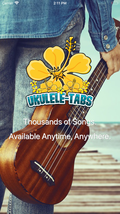 Screenshot #1 pour Ukulele Tabs & Chords