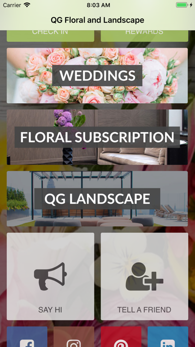 QG Floral and Landscape Screenshot