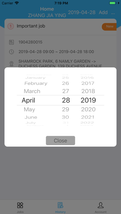 App screenshot