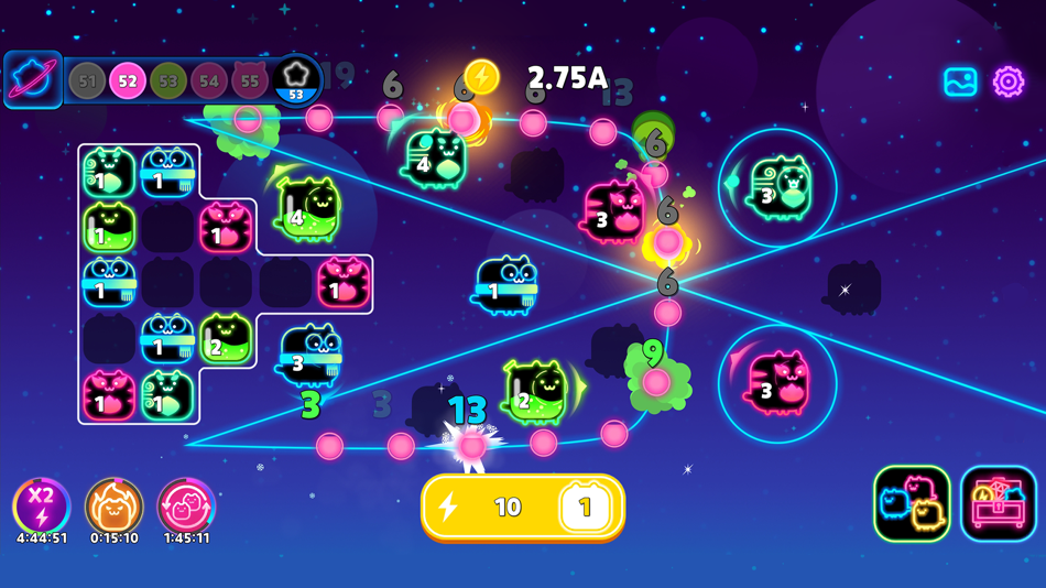 #2. Cat Heroes - Merge Defense (iOS) Podle: POOM GAMES