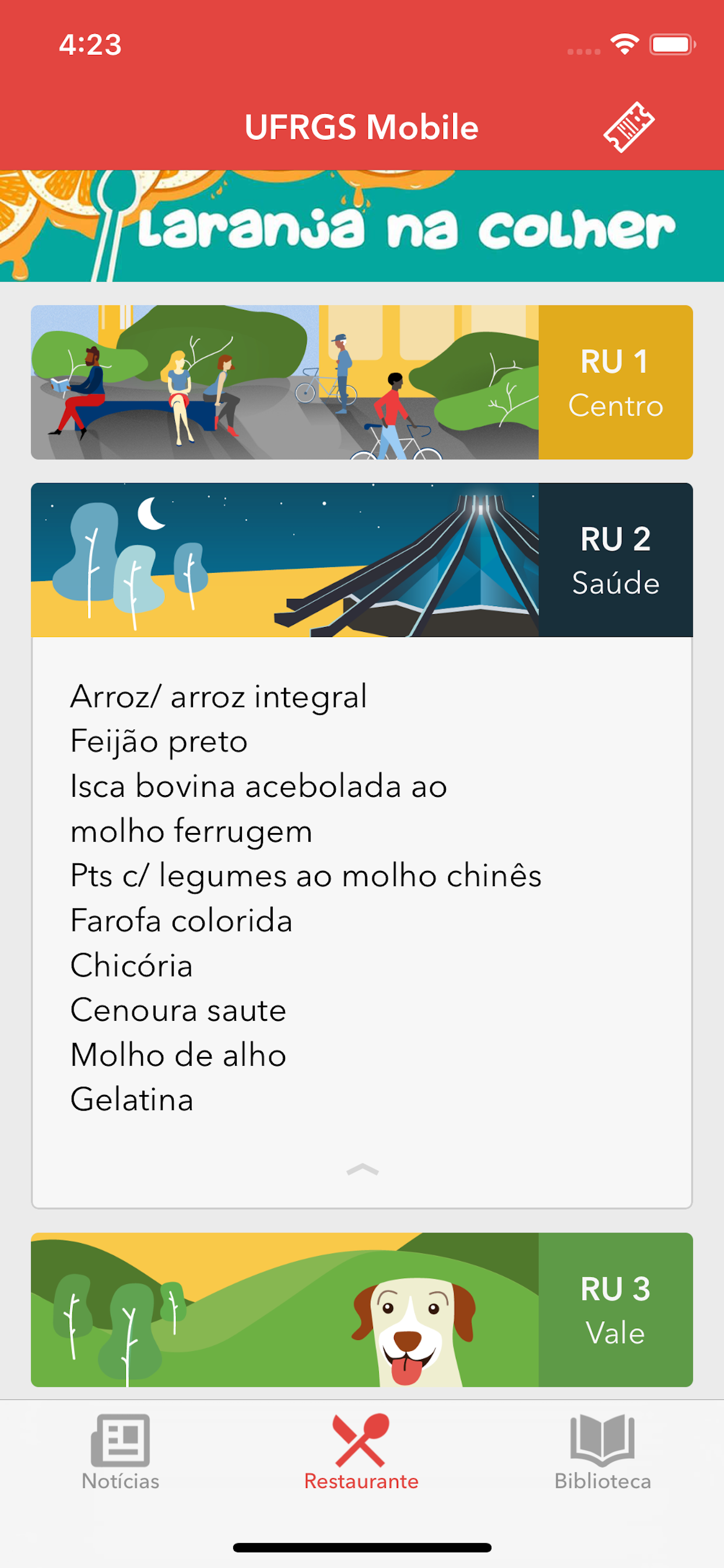 UFRGS Mobile screenshot 3