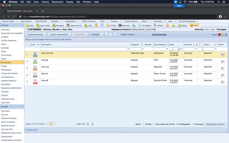 Screenshot #3 pour SmartAdvocate Document Handler