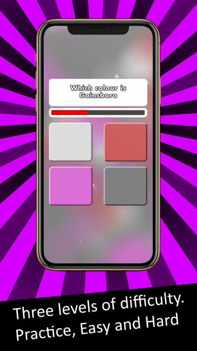 Screenshot #2 pour Colour Name Quiz Advance