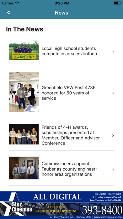 The Highland County Press Screenshot