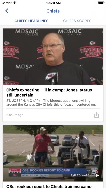KCTV5 Locker Room
