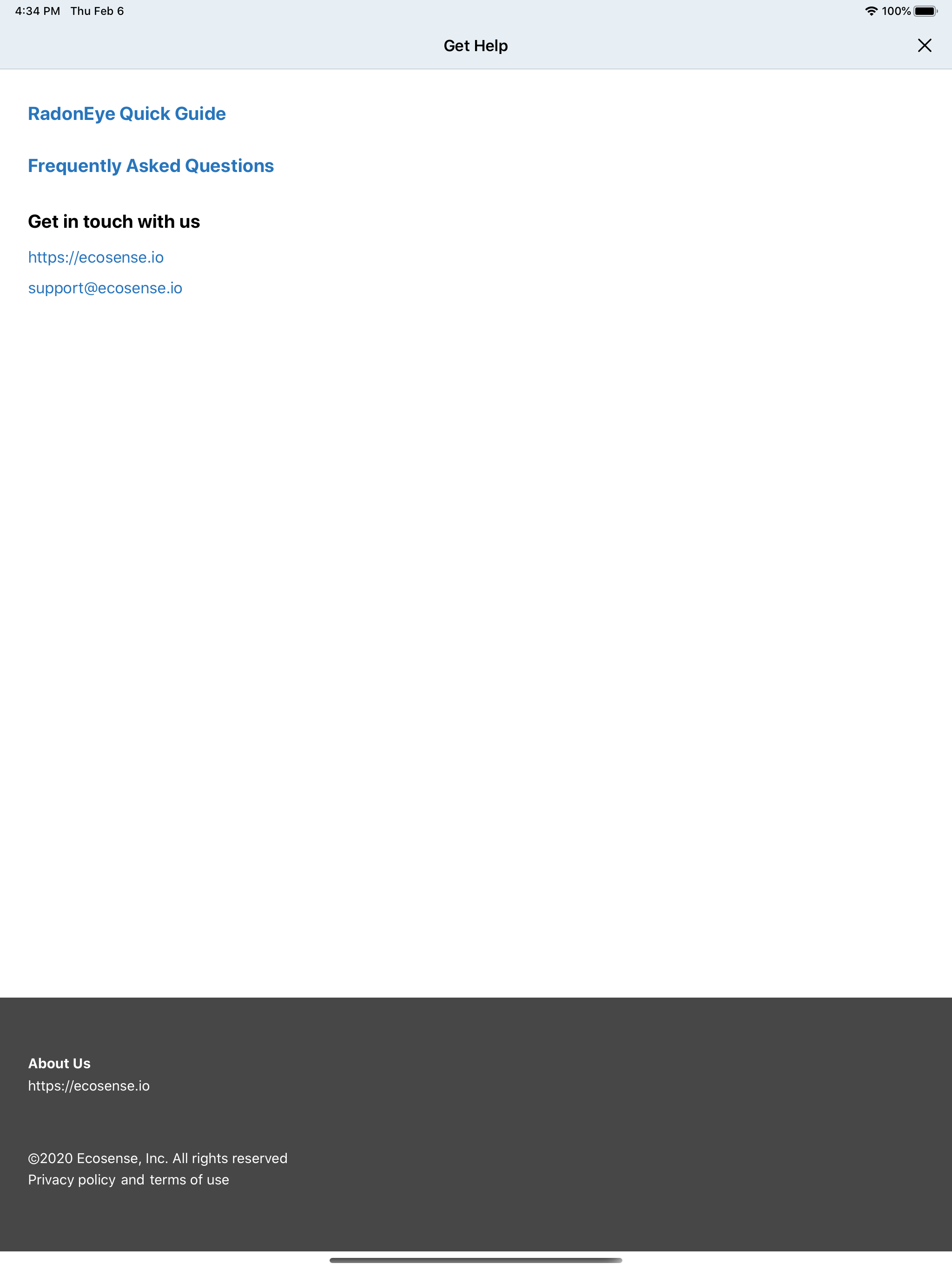 RadonEye screenshot 11