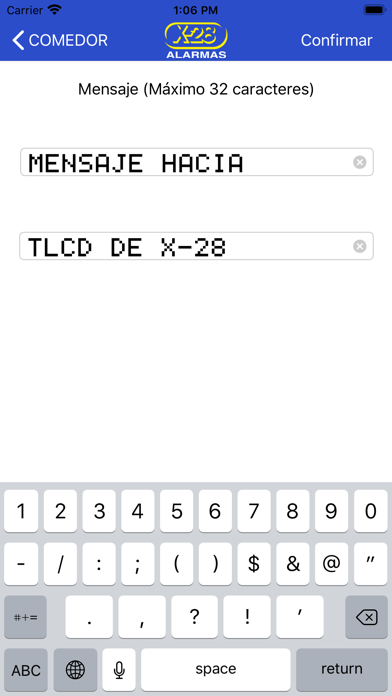 App screenshot