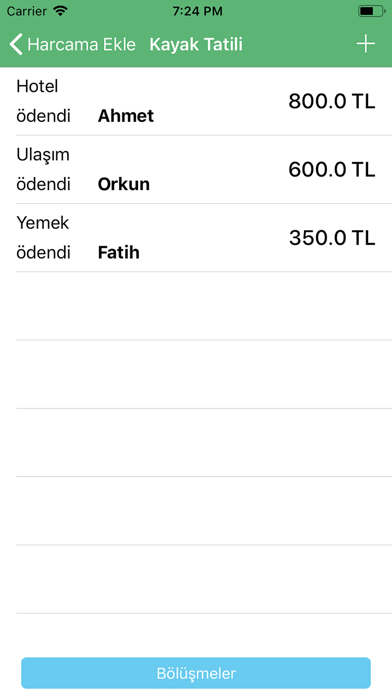 Screenshot #3 pour Harcamaları Bölüş