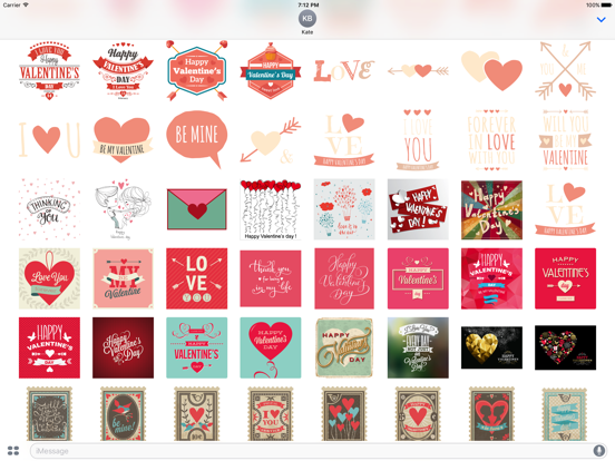 Screenshot #5 pour Valentine's Day - Stickers