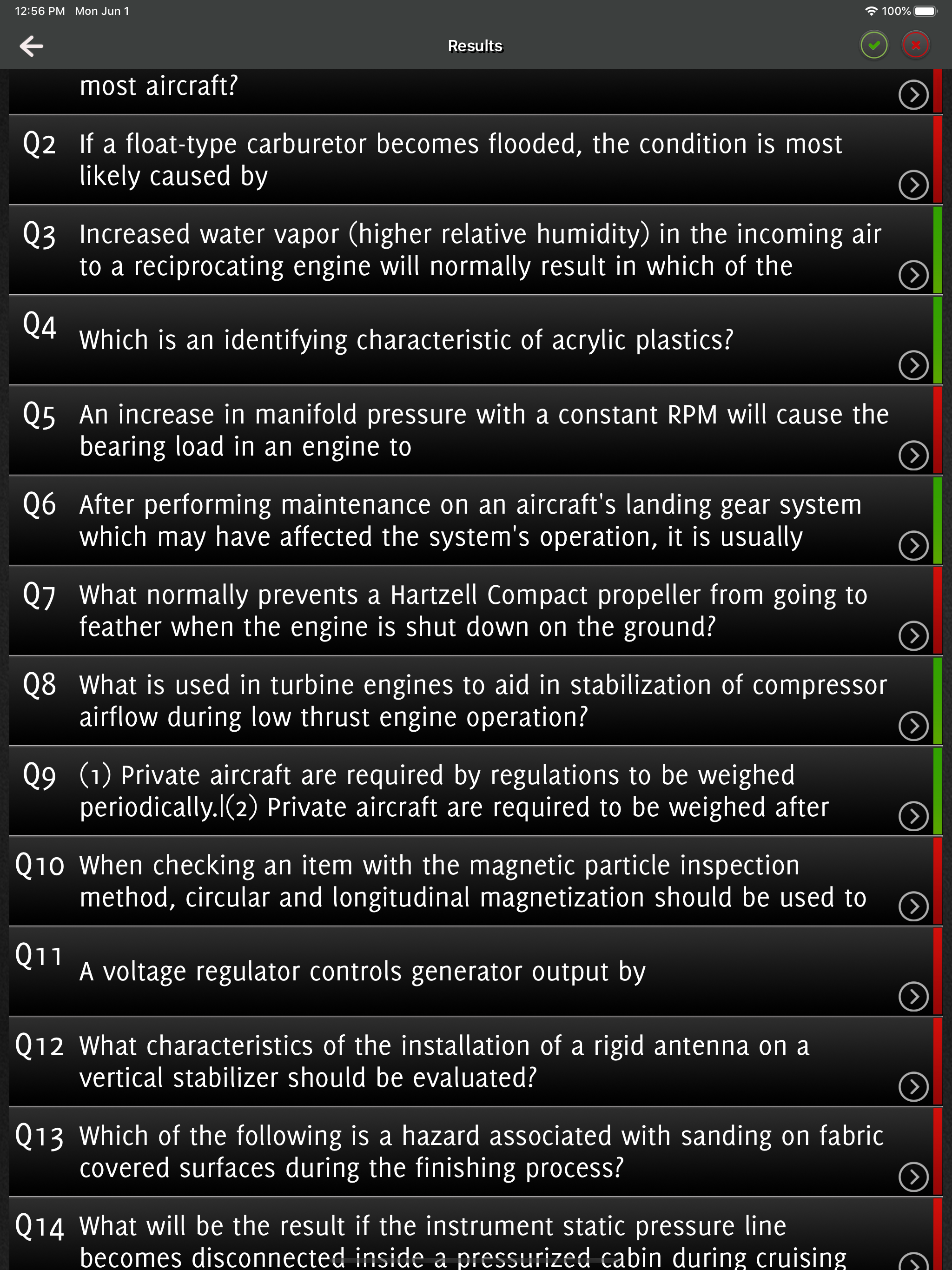 AMT: Aircraft Maintenance Exam screenshot 10
