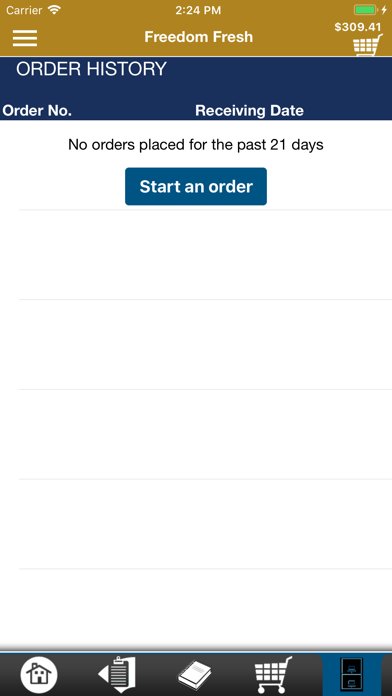 Freedom Fresh Checkout Screenshot