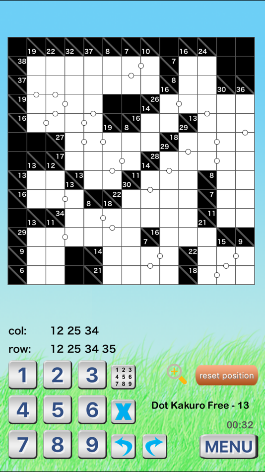 #4. Kakuro Challenge - Cross Sum (iOS) 由: Stanley Lam