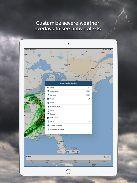 Storm Shield iPad screenshot 7 - Weather app