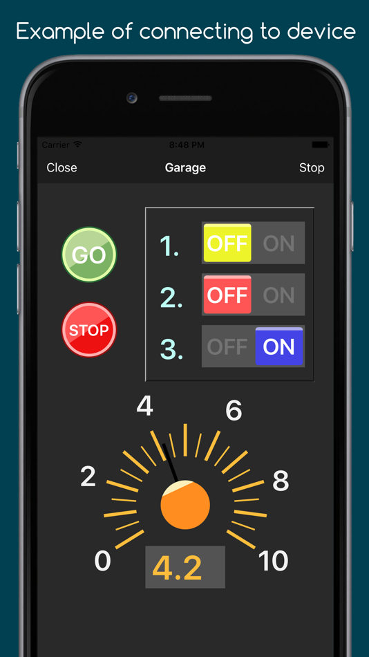 #2. RemoteXY (iOS) 由: Evgeny Shemanuev