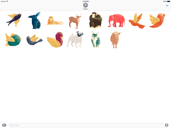 Animal Sticker Pack app screenshot 3