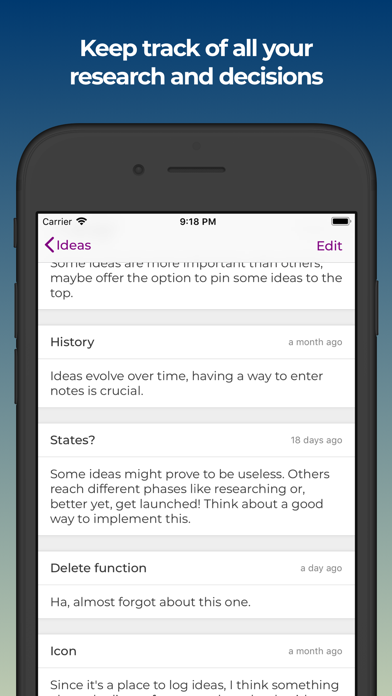 Idea Trackerr screenshot 4
