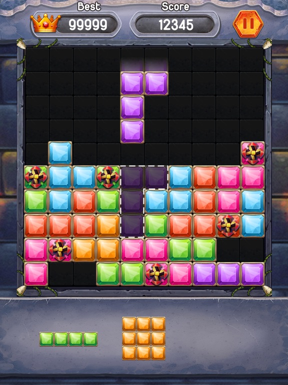 Screenshot #6 pour Block Jewel Crush - Match Game