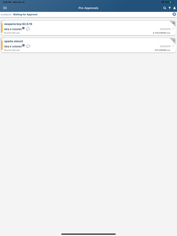 Screenshot #6 pour Xeeva Procure 2 pay