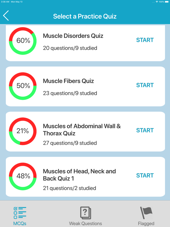 Screenshot #5 pour Muscular System Quizzes