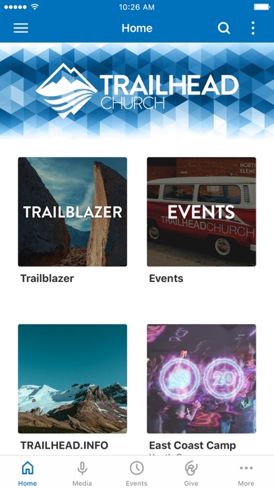 Trailhead Church NC Screenshot