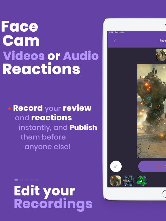 Game Rec Games Screen Recorder iPad screenshot 4 - Utilities app