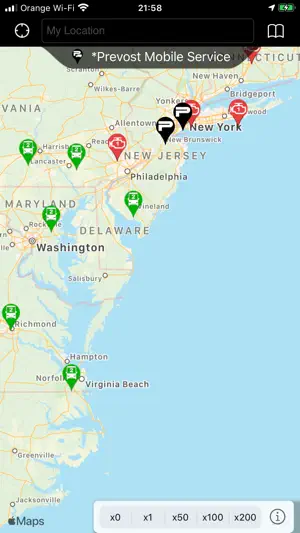 Prevost Service Locator screenshot 1