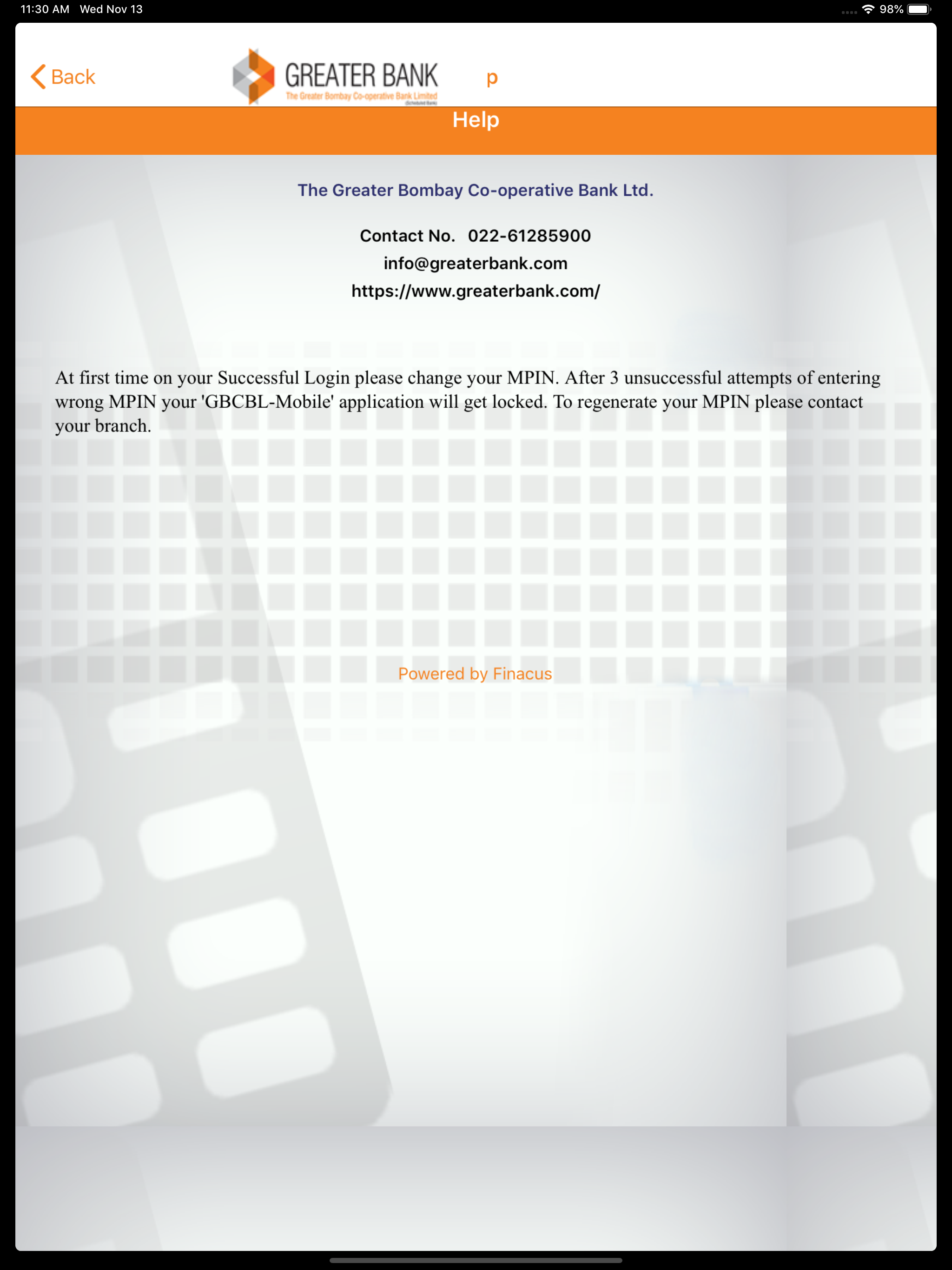 GB-Mconnect App (Greaterbank) screenshot 16