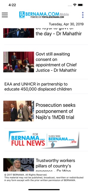 Bernama Mobile(圖2)-速報App