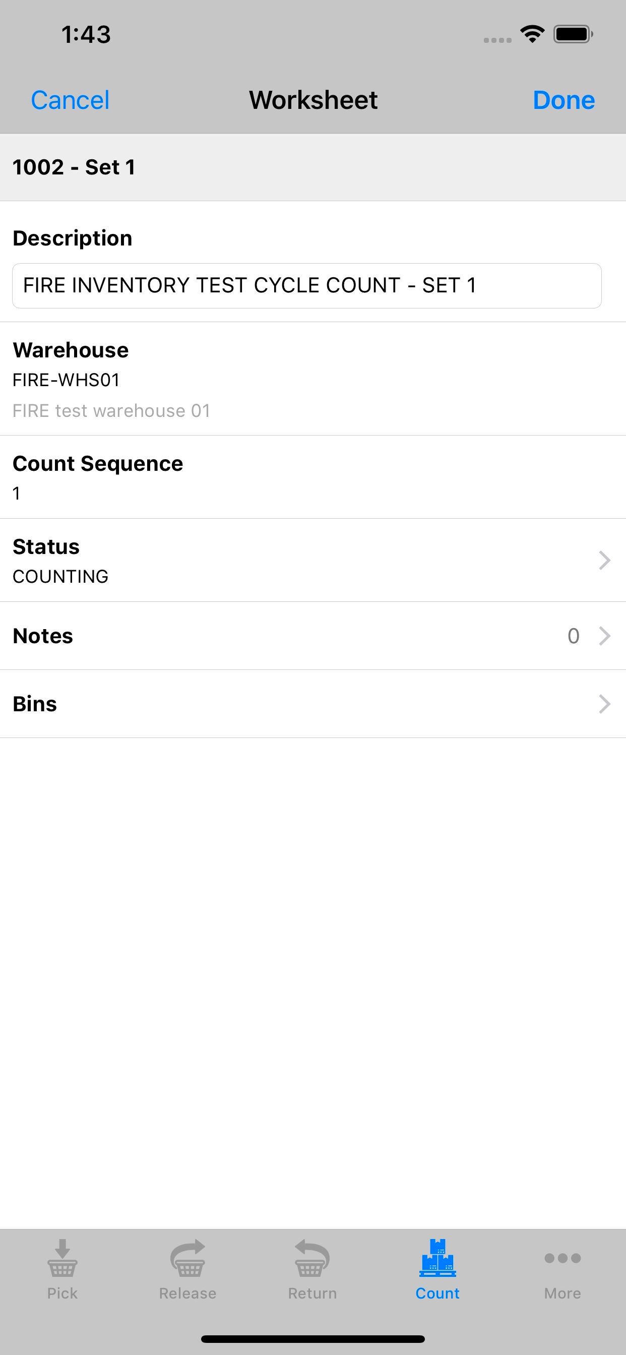 Go 11.1 Inventory Management screenshot 4