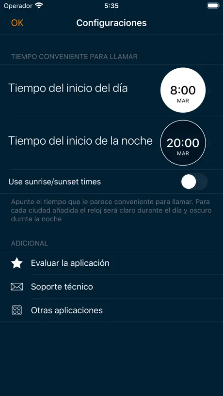 Reloj Mundial - Tiempo Local