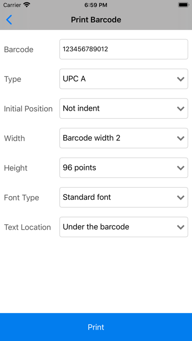 App screenshot