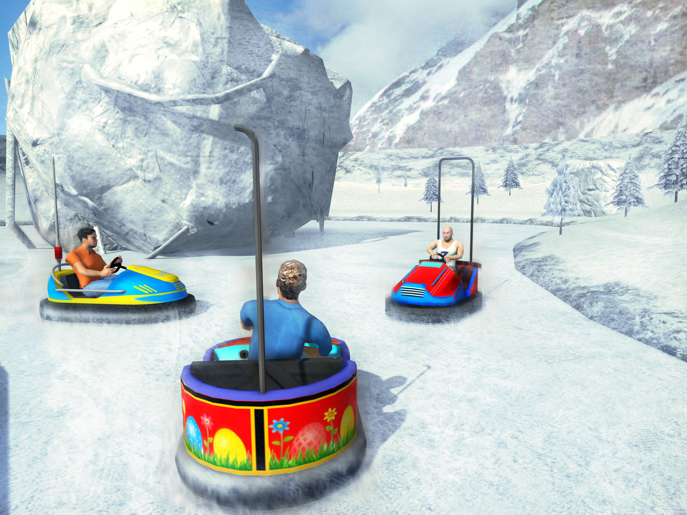 Bumper Car Demolition Race