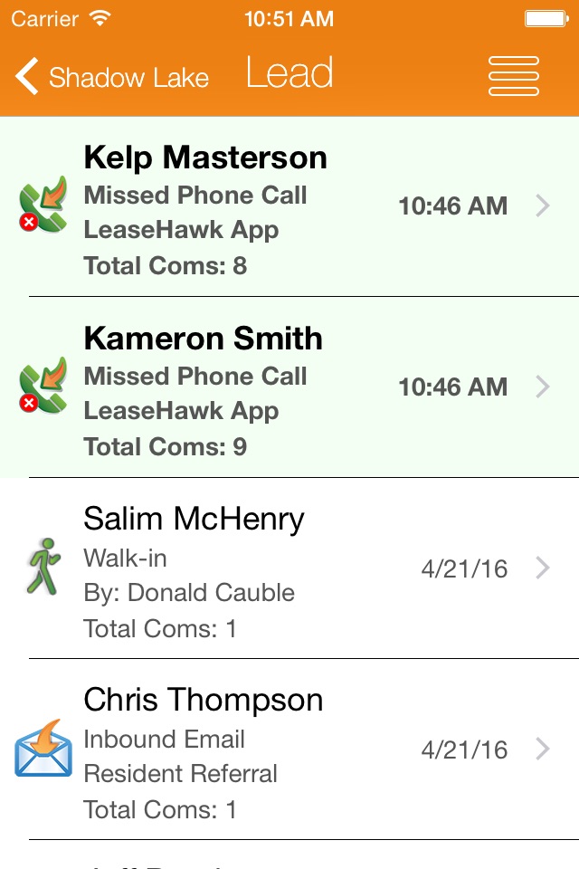 LeaseHawk CRM screenshot 3