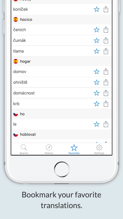 Spanish Czech Dictionary + screenshot-3