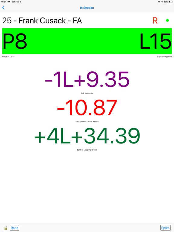 DriverMonitor iPad screenshot 1 - Sports app