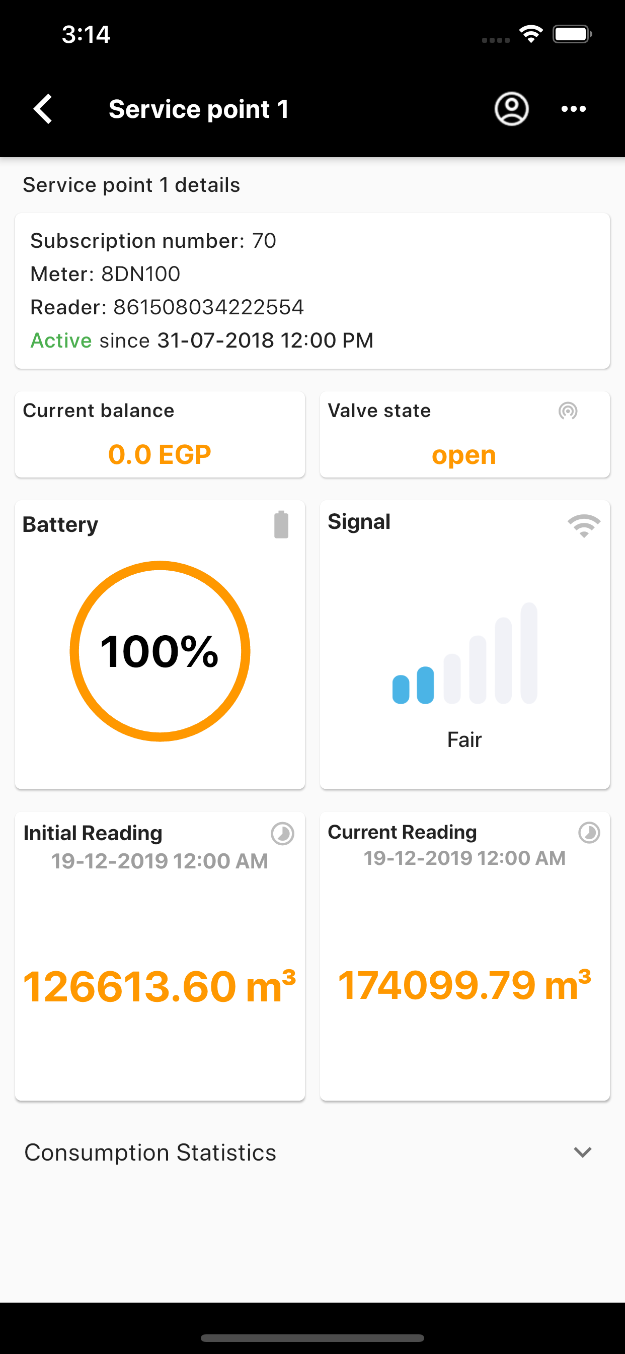 Smart Meter Customer App