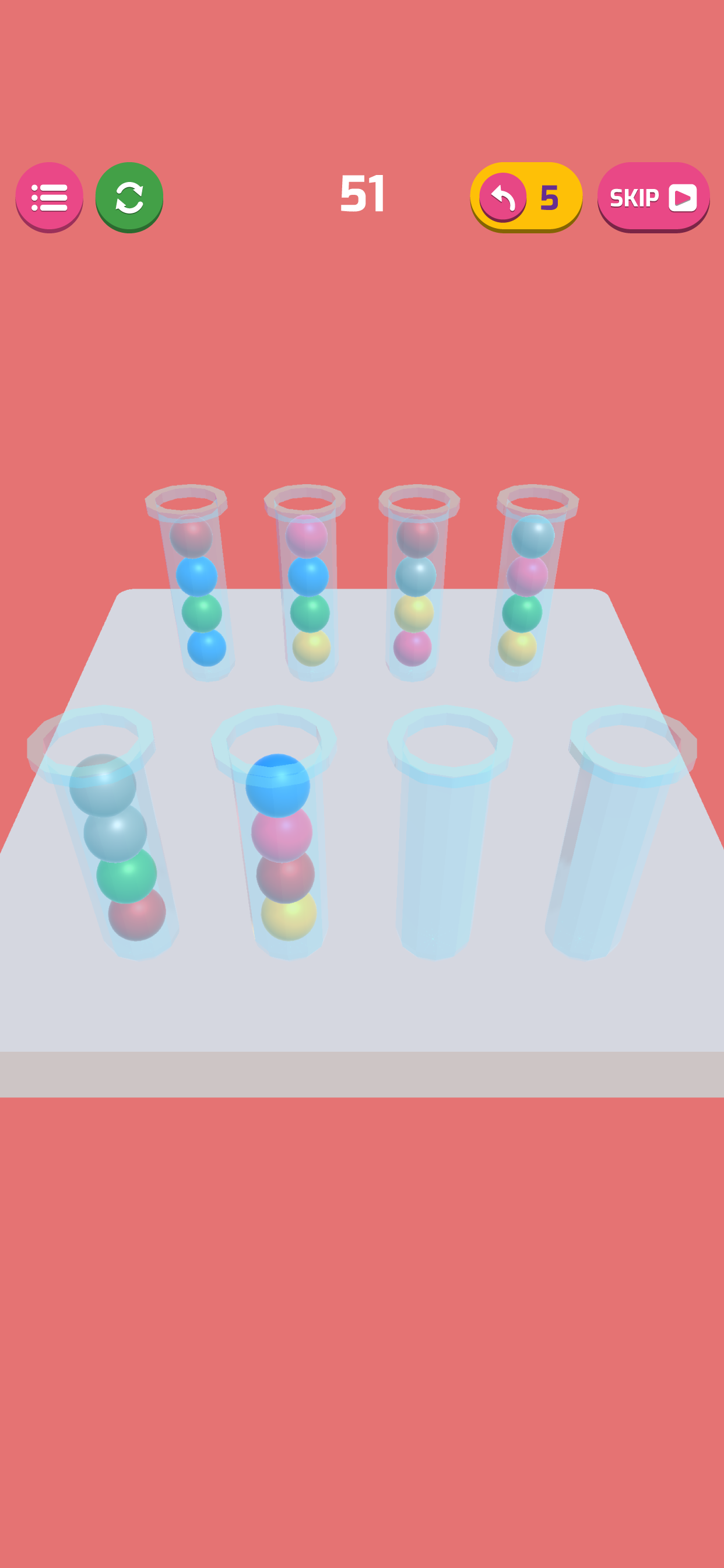 Bubble Sort 3D: Color Puzzle