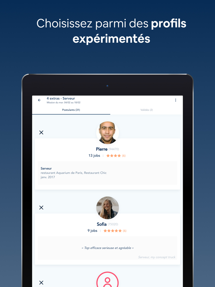Extracadabra - Recrutement