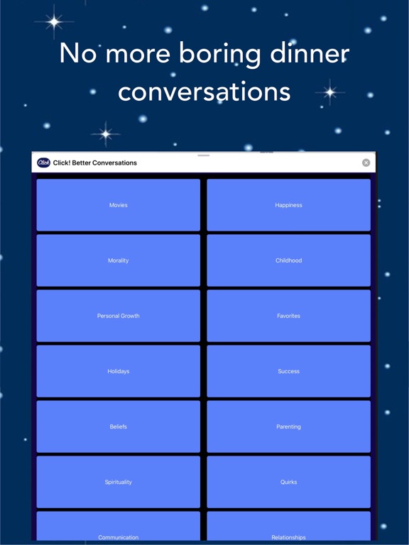 Screenshot #5 pour Click! Better Conversations