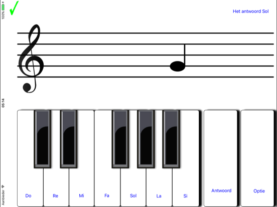 Solfège - leer muziek lezen iPad app afbeelding 1