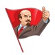 Vladimir Lenin Stickers app icon - Stickers app for iPhone