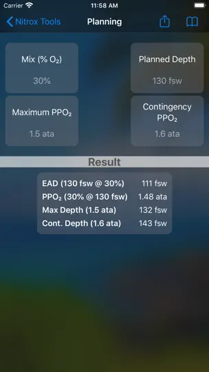 Screenshot von Nitrox Tools auf dem iPhone 3
