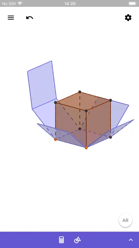 GeoGebra Calculadora 3D screenshot 1 of 8
