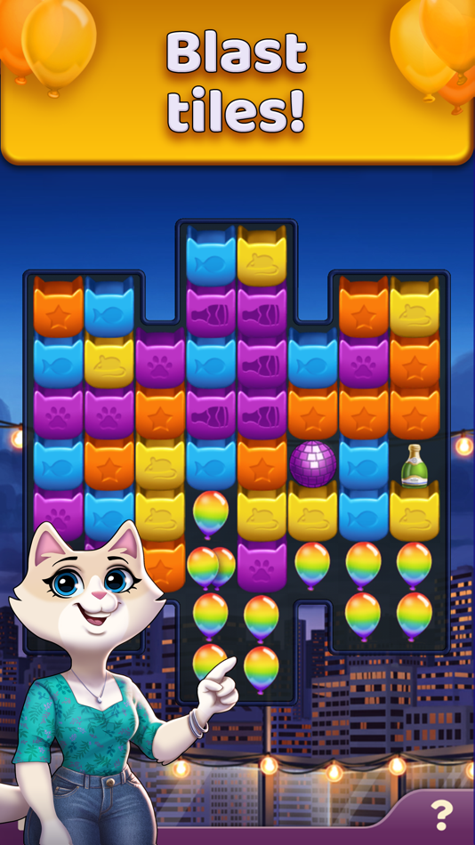 #1. Party Blast: Block Match Game (iOS) Podle: Tether Studios, LLC