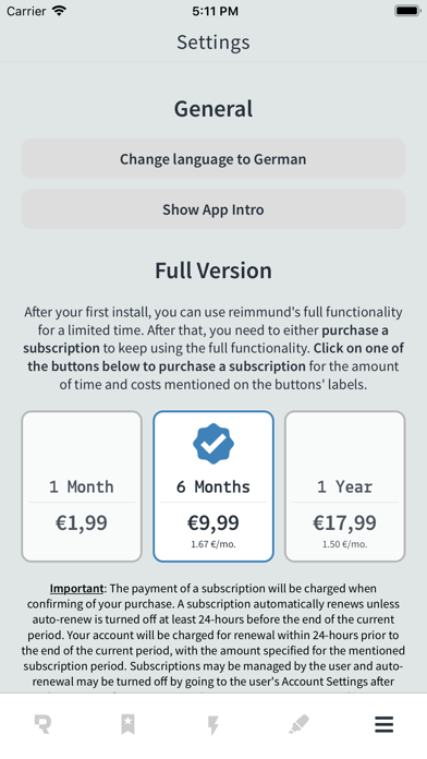 App screenshot