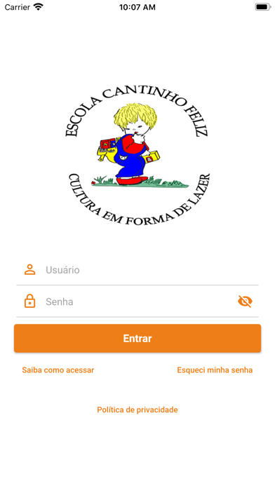 Screenshot #1 pour Escola Cantinho Feliz UNID I