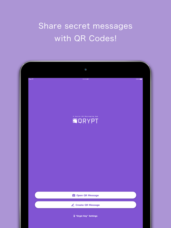 QRYPT - Secret QR Messages -