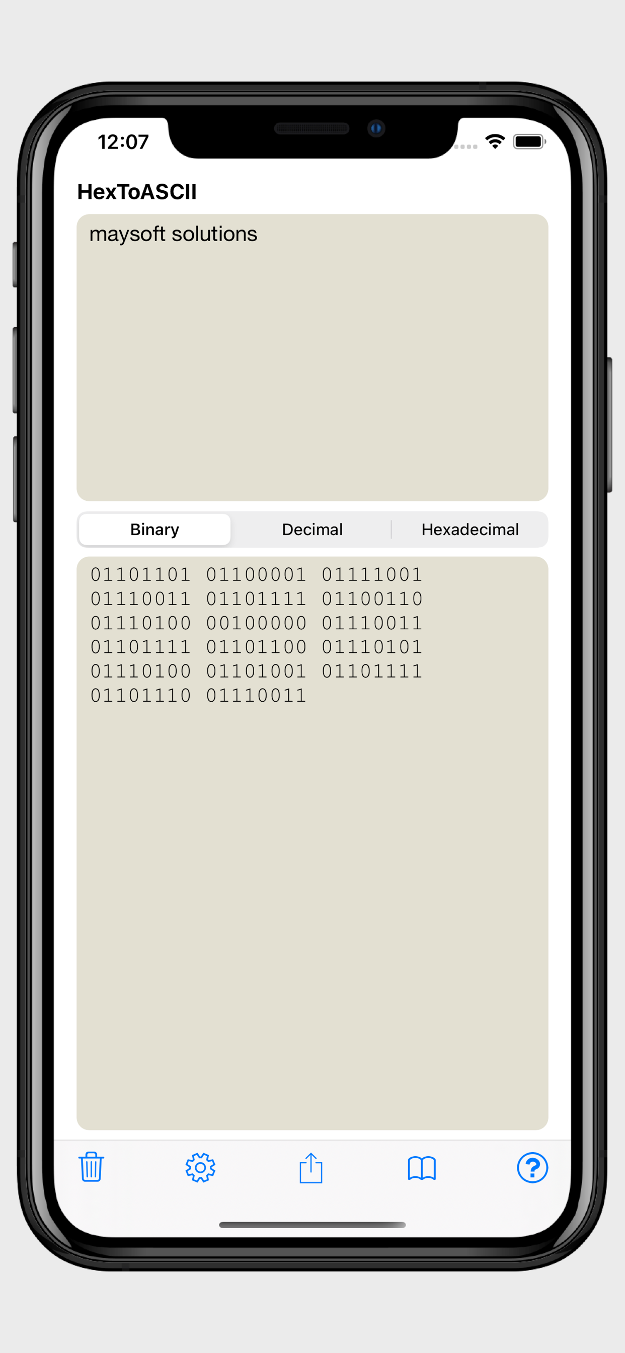 HexToASCII