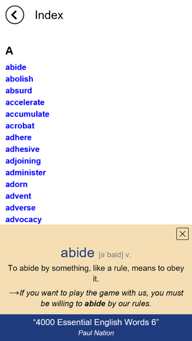 4K Essential English Words 6 Screenshot