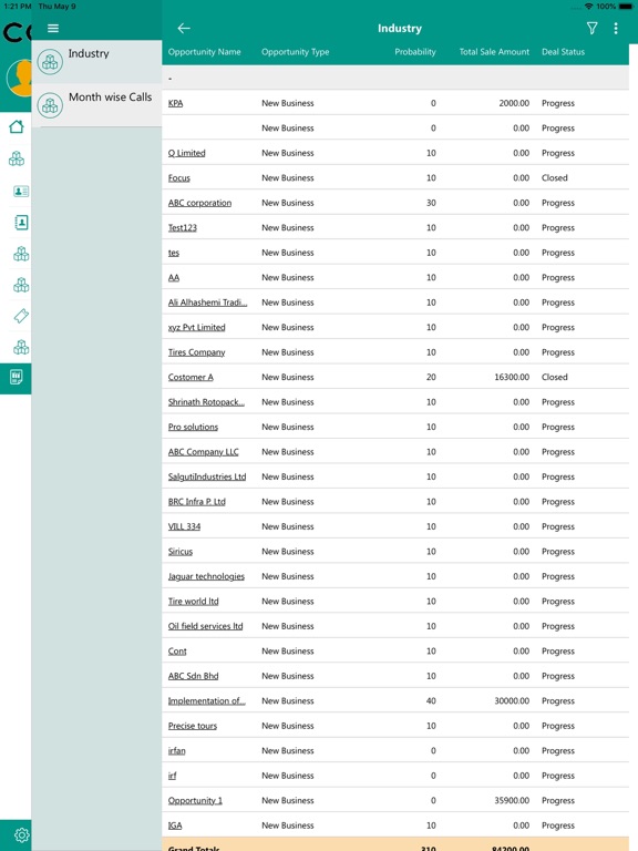 FocusCRM Cloud iPad screenshot 6 - Business app